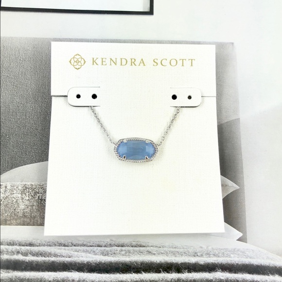 Kendra Scott Jewelry - Kendra Scott Elisa periwinkle silver necklace Kendra Scott Jewelry - Kendra Scott Elisa periwinkle silver necklace